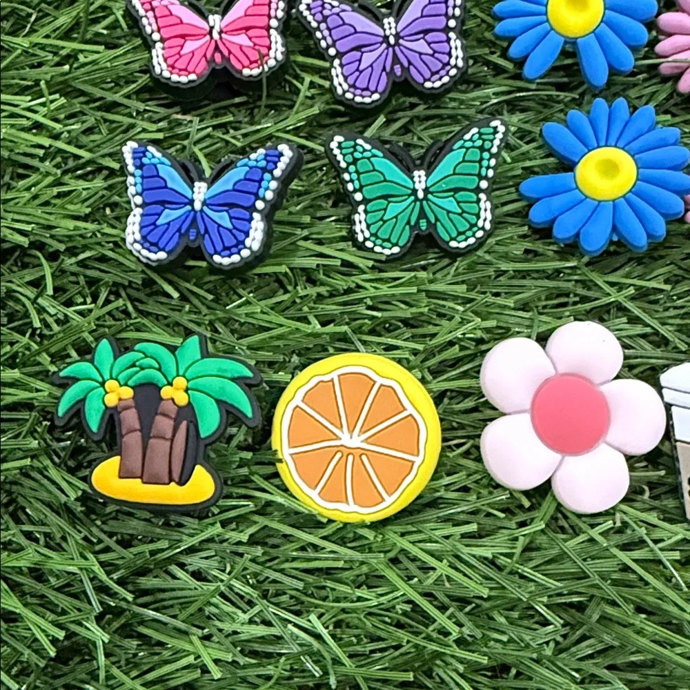 Miscellaneous Charm Jibbitz for Croc Clog Shoes - 16 pieces